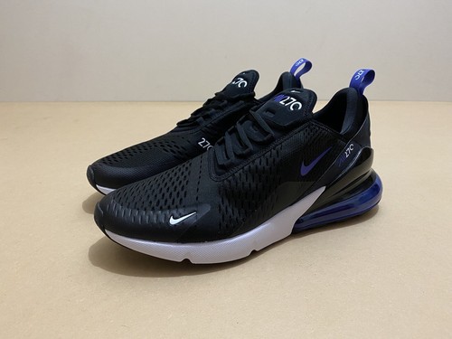 Nike Air Max 270 ESS Mens Shoes US 10.5 UK 9.5 New Sneakers Black Persian Violet - Picture 1 of 22