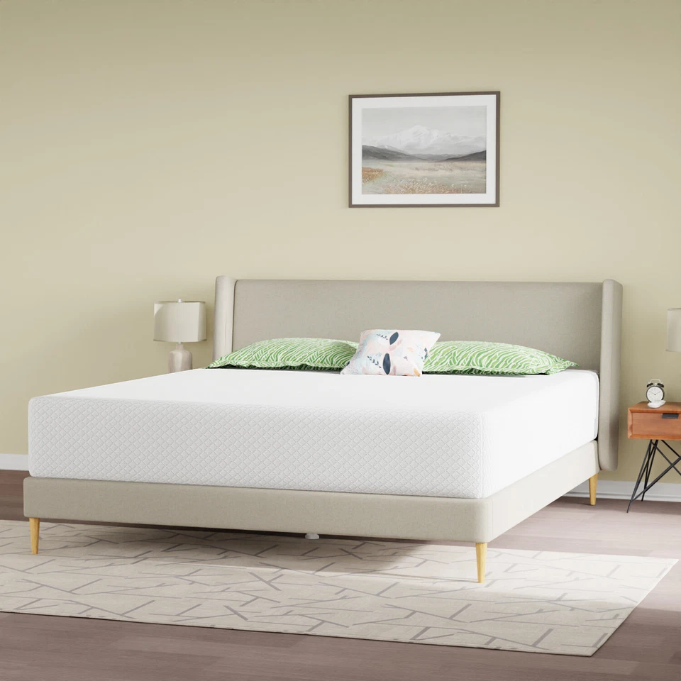 Colchón de espuma viscoelástica de gel medio firme para alivio de presión doble XL/California King Foto 2 de 4