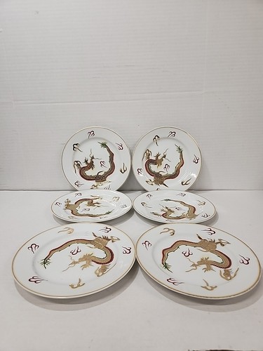 Set of 22 Occupied Japan Gold Dragon Pheonix Coffee Pot Creamer Sugar Cup Saucer - Picture 14 of 17