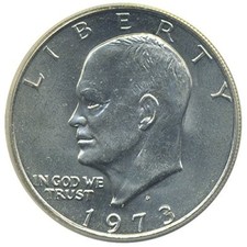1 U.S. Eisenhower Ike 1 Dollar Coin 1971 to 1978 Collectors Coin