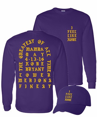 Mi Sento Come Kobe - Kanye West - T-shirt A Maniche Lunghe - La - Foto 9