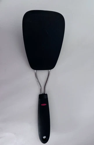 OXO Large Nylon Flexible Turner Black: Spatula 13.5"