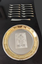 SET POSATE GOTTINGHEN Laminati con Oro Zecchino 24K.