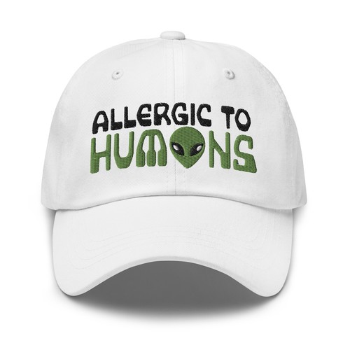 Baseballkappe Allergic to Humans Alien Papa Mütze für Männer Frauen - Bild 21 von 30