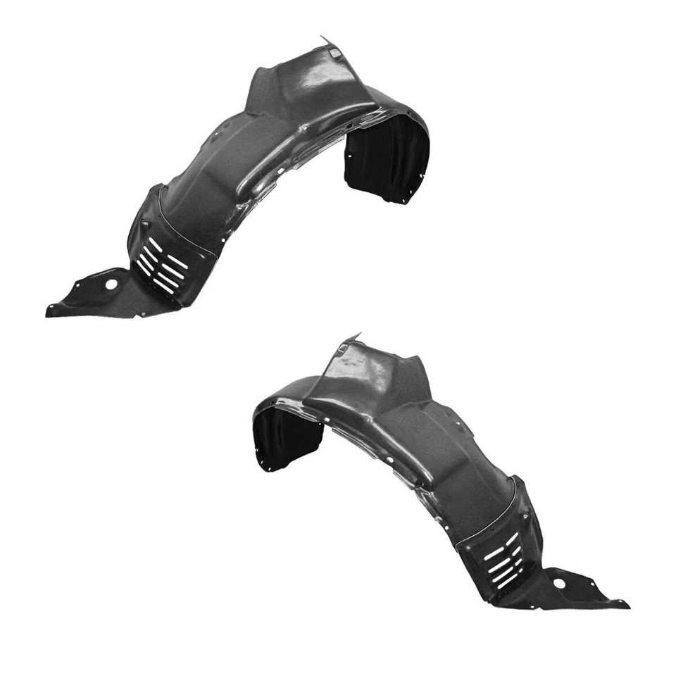 Left & Right Side Fender Liner Set w/ Clips For 2004-2007 Toyota Highlander - Image 3 of 4