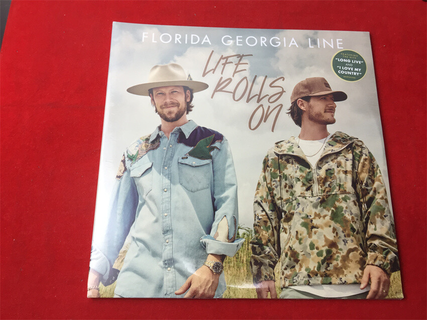 Florida Georgia Line – Life Rolls On US Vinyl, 2LP, Album SEALED