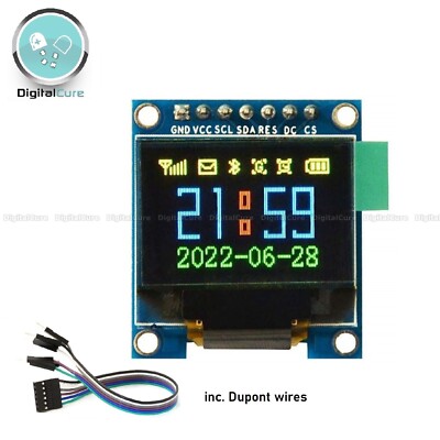 Farbe OLED 0,95'' Zoll 96x64 RGB 65k SPI LCD Display - Arduino Raspberry Pi ESP32