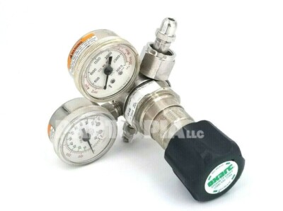 EASB Victor, SGT500-80-540-4S, 2 Gauge Gas Regulator, 2 Stage, 3000PSI