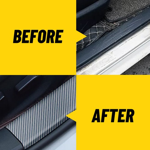 Car Door Plate Sill Scuff Cover Anti Scratch Decal Sticker Protector Accessories - Picture 8 of 10