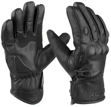 Waxer Leather Motorbike Gloves Waterproof Thermal Motorcycle Protection