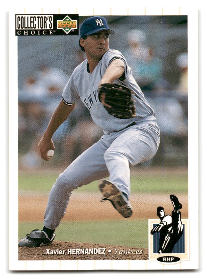 Xavier Hernandez 1994 Collector's Choice Baseball #399 New York Yankees