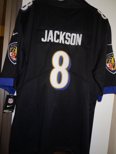 8 Lamar Jackson Baltimore Ravens Jersey Stitched Men S Size Large