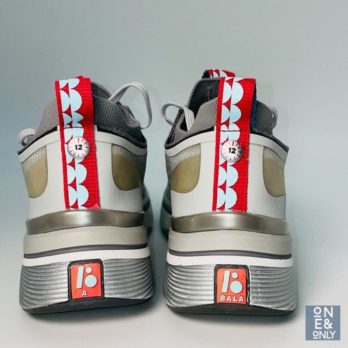 BALA 12 Twelves Gray Silver Comfort Sneaker Nursing Shoes Women's Sz 9 Men's 7.5 - Picture 2 of 11