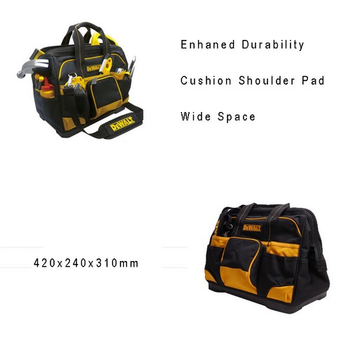 Genuine Dewalt DWST74727-8 Large 16" Work Multi Hand Tool Bag Box Case Organizer - Picture 2 of 4