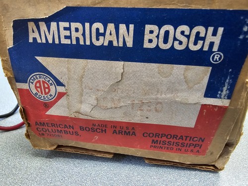 NOS ORIGINAL AMERICAN BOSCH ASM1230 AXLE SHIFT MOTOR 12 VOLT 2/68 #2 - Picture 2 of 5