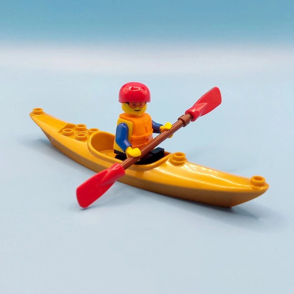 Kayak / Canoe Gift Ornament & Minifigure Water Sports Made With LEGO®  Bricks 3