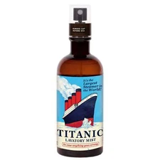 BlueQ Titanic Lavatory Mist in Vetiver and Rose Scent