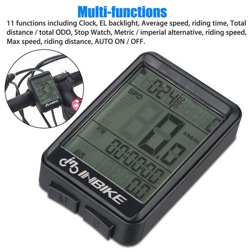 Bike Bicycle Speedometer Cycle Digital Odometer Computer Waterproof LCD Wireless - Picture 4 of 22