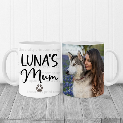 Personalised Dog Mum Photo Mug Coffee Tea Cup Mother's Day Birthday Gift for Her - Picture 6 of 10