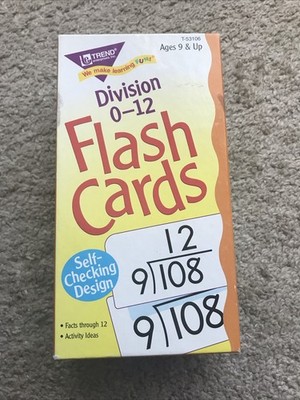 Trend Division Flash Cards (T53106)