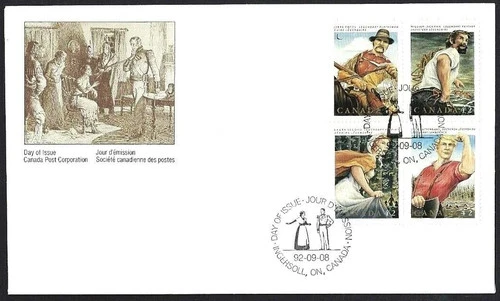 CANADA 1992 CANADIAN FOLKLORE FIRST DAY COVER !! M146