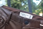 28 Short NWT Abercrombie and Fitch vegan leather fall pants faux 90s straight — photo 5