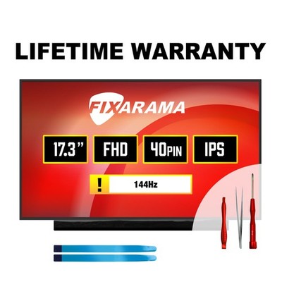 AUO B173HAN04.9 144Hz FHD 40 pin IPS Matte LCD Screen + Tools GRADE A+ FIXARAMA
