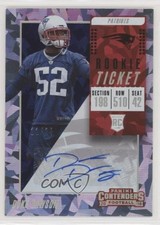 2018 Panini Contenders Cracked Ice Ticket /24 Duke Dawson #162 Rookie Auto RC