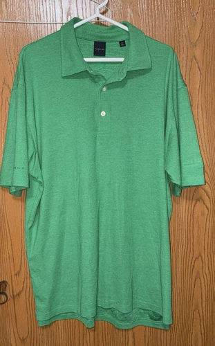 NWOT Men’s Emerald Green Dunning Golf Short Sleeve Poli Shirt Sz 2XL NEW