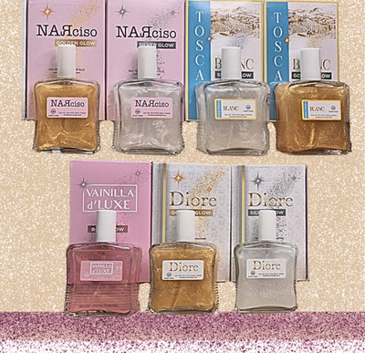 SUNSET WORLD GLITTER Eau de Toilette Scented Water ml.100 various fragrances