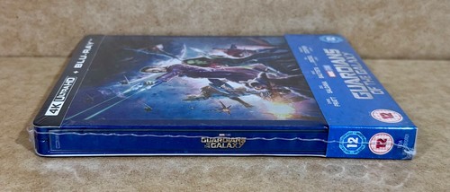 GUARDIANS OF THE GALAXY - UK EXCLUSIVE 4K UHD + BLU RAY STEELBOOK - NEW & SEALED - Picture 3 of 10
