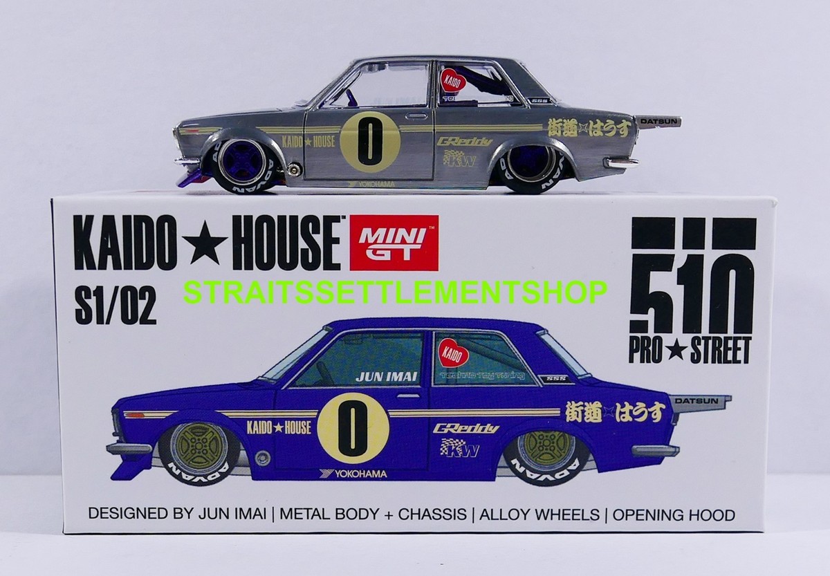 KAIDO HOUSE X MINI GT S1/02 CHASE DATSUN 510 PRO STREET