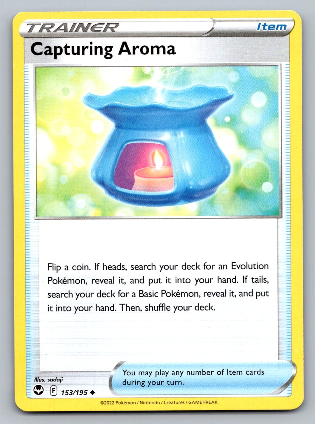 Pokemon TCG SWSH12: Silver Tempest Capturing Aroma 153/195