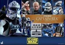 Hot Toys Captain Rex 1/6 Scale Figure TMS018 Star Wars The Clone Wars 