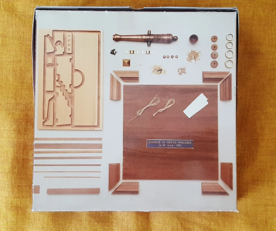 Kit modello cannone marina Francese Mantua Model - Immagine 4 di 4