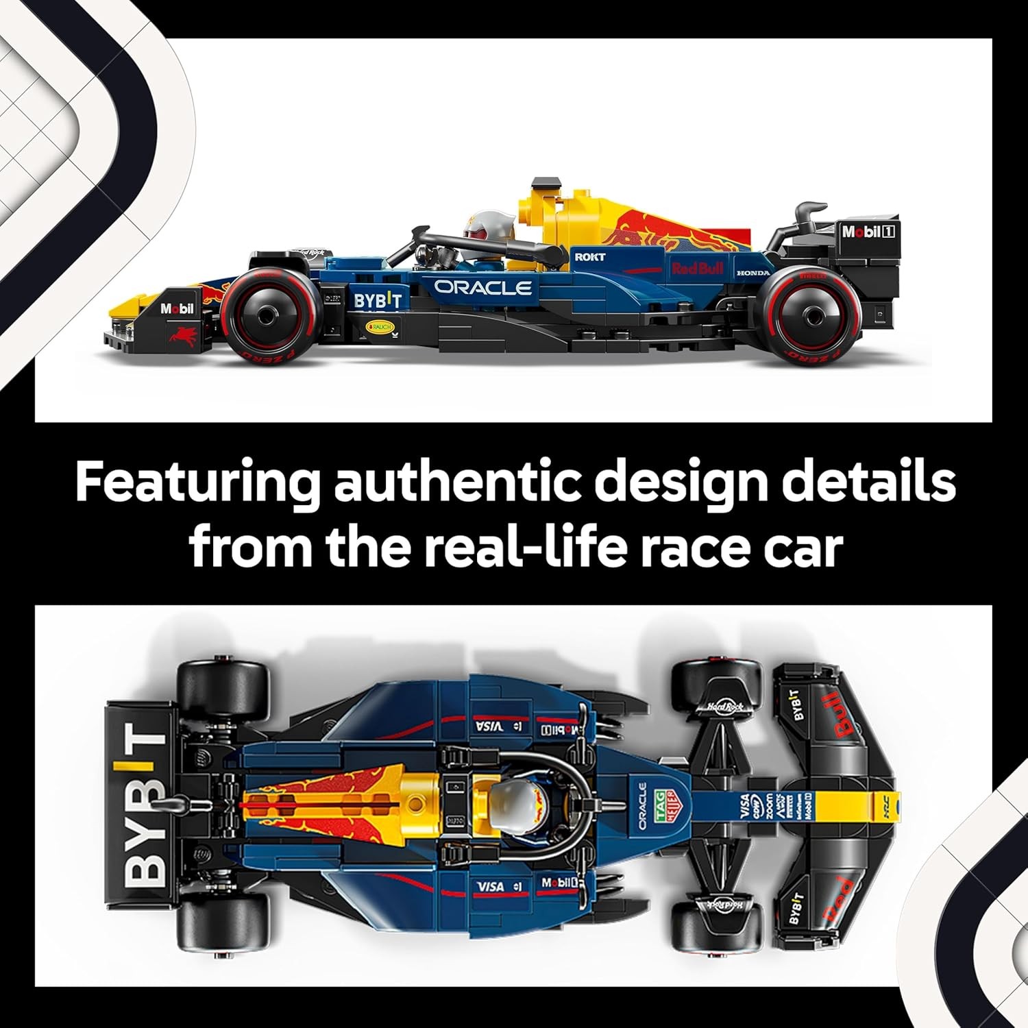 LEGO Speed Champions Oracle Red Bull Racing RB20 F1 Race Car Model with a... image 5