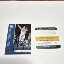 2024-25 Panini Hoops Frequent Flyers Stephen Curry Auto Warriors PC482534