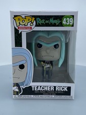 Funko POP! Figura Vinilo Animación Rick y Morty Maestro Rick #439 NO COMO NUEVA