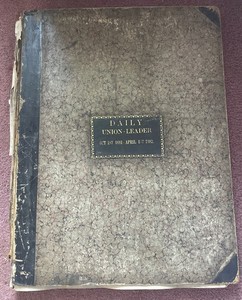 RARE 1881-82 WILKES BARRE DAILY UNION LEADER BOUND NEWSPAPER SCRANTON SEMIANNUAL