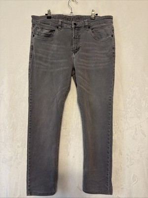 MAC Jeans Arne Pipe Slim Fit Jeans Washed Gray Denim Men s Size 35x34