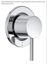 MOEN Align Single-Handle Posi-Temp Valve Trim Kit in Chrome Valve Not Included