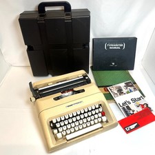 Olivetti Lettera 35 typewriter, working condition, 1970s, Spain, antique, rare thumbnail