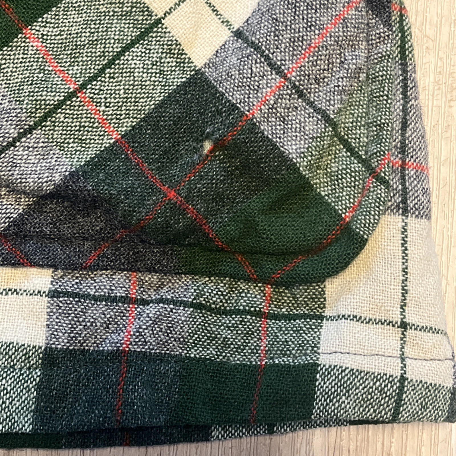 Vtg 60s Pendleton medium 3 Button Blazer Green Pl… - image 10