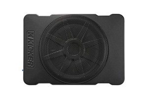 Kicker 51HS10 10" Hideaway Under-Seat Powered Car Subwoofer Compact Sub HS10