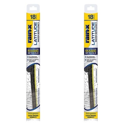 SET-R495079275-2-2 Rain-X Windshield Wiper Blades Set of 2 for Chevy Olds Pair