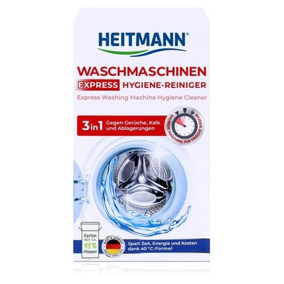 Heitmann Waschmaschinen express Hygiene Reiniger 250g (1er Pack)