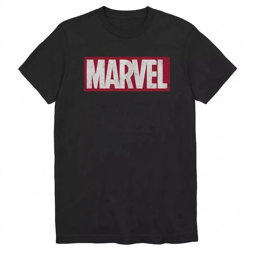 Brand New Marvel Comics Logo Graphic Tee Mens Shirt Sizes XL 4XL Superhero