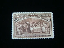 U.S. Scott #234 MLH O.G. $55.00 SCV Columbus Nice!