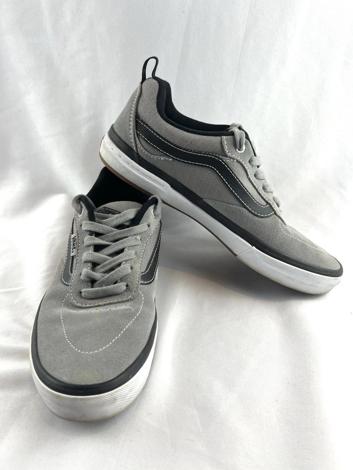 Scarpe da skaterboard VANS Kyle Walker grigie da uomo taglia 7 5 ECCELLENTI