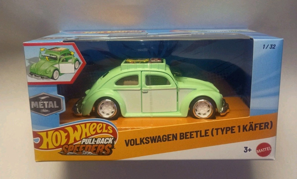 Hot Wheels Pullback Speeders 2026 Volkswagen Beetle Split Window